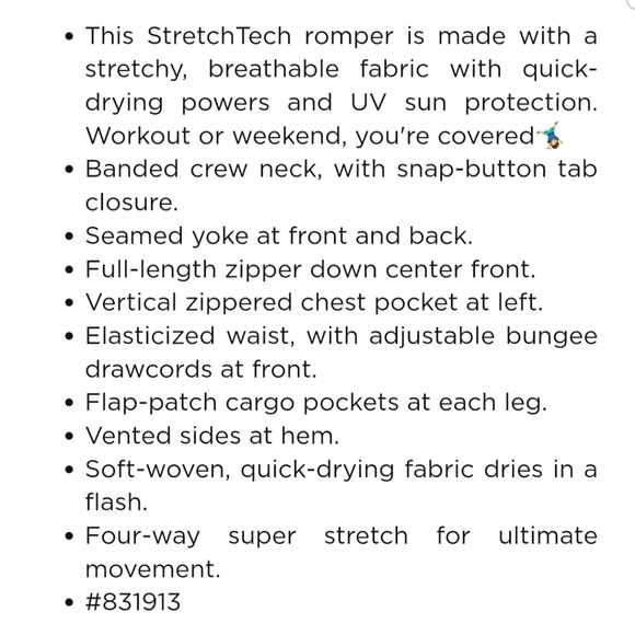 Old Navy #831913 StretchTech Green Romper NWT size 3X - Picture 12 of 13